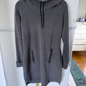 ATHLETA HOODED SWEATSHIRT DRESS